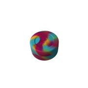 Blue, Yellow, and Pink